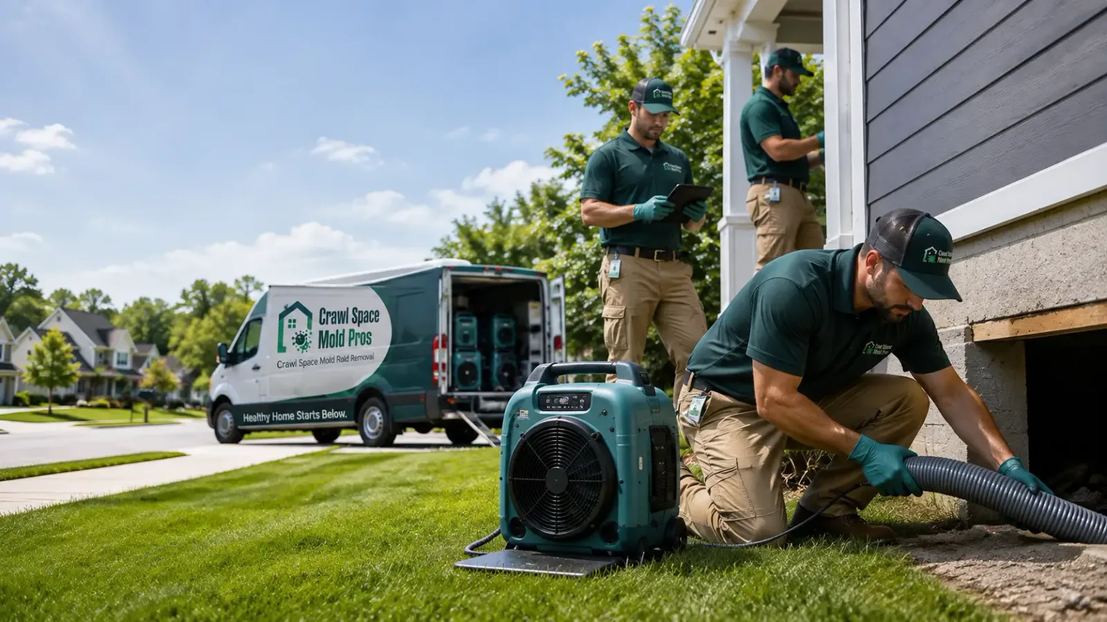 Crawl Space Mold Removal in Hereford, PA